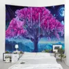 Gobeliny Fantasy Tree Tobestry Dekoracja lasu wiszące bohemian hipis wystrój domu sofa arkusz łóżka joga mata 8 sizestapestries Tobestt