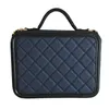 7A Designer Bag Vanity Case Chain Bag 93343 Shoulder Messenger Handbag Square Lattice Box Bag Fashion Classic Women's äkta läder Högkvalitativ lyxanpassad tillverkad