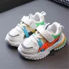 2022 Hot 0-3y Boy Baby Outdoors Sports Shoes Kids Sneakers Girls Drashable Nasuale Shoes Soft-Soled Toddler Shoes Eur 21-30 G220517