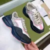 Designer Rhyton Shoes Multicolor Sneakers Men Women Trainers Vintage Chaussures Platform Sneaker Strawberry Mouse Mondschoen met doos