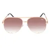 Quay design da marca óculos de sol feminino espelho piloto óculos de sol moda alta chave para mulher gradiente feminino