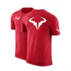 Rafael Nadal Mens Tennis Player Comfortable Tees Round Neck Solid Color Short Sleeves Cotton Fashion Print Casual Tops