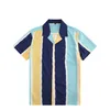 2022 Fashion Summer Designer Mens Business Shirts Short Sleeve Tops Loose Shirts Size M-XXXL 25