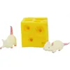 Fidget Toys Sensory Christmas Halloween Mouse Eating Cheese Push Bubble Anti Stress Barn Vuxna Dekompression Toy Surprise Wholesale