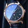 Ny Grand Complication Moon Phase 5396G-011 A2813 Automatisk herrklocka 5396 White Dial Stick Marker Steel Case Läderband Klockor Datum TWPP TIMEZONEWATCH E68A