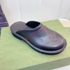 Modesandaler klackar toffel för kvinnor tjock sulplattform sandal sommar tofflor damer flickor strand pool glider skor skjutreglage gummidesigner mulor flip flops