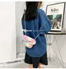 جميل الطفل بنات الكرتون البسيطة محفظة 2022 الكورية أزياء الأطفال bowknot حقيبة crossbody أطفال الأميرة لطيف القوس مصغرة محافظ F1164