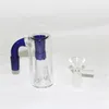 Hookahs Recycler Ash Catcher Porta del percolatore a braccio diffuso da 14 mm per bong d'acqua in vetro piatti di vetro