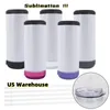 Local Warehouse 16oz 4-in-1-Sublimations-Bluetooth-Lautsprecher, Dosenkühler, doppelwandiger intelligenter kabelloser Lautsprecher aus Edelstahl, Musikbecher, personalisiertes Geschenk Z11