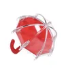 Emballage cadeau en forme de parapluie boîte à bonbons en plastique belles boîtes à sucettes mariage anniversaire bébé douche décor