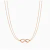 Helt ny S925 Luxury Big Name Sterling Silver Double Chain Necklace Designer Clover Pendant Men's Women's Holiday Gifts Fashion Charm Accessories Women's Jewelry