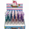 Creative Cartoon Unicorn Light Pen Mite светящаяся мяча для школьных канцелярских принадлежностей 0,5 мм писательских инструментов Школьная школьная поставка 1230 D3