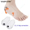 Semelles de Massage magnétiques Gel O/X Type orthèses de jambe coussinets de talon correcteur Valgus Varus pied aimant semelles de Massage coussinets d'insertion