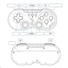 SWH wireless handle Controllers Compatible with Switch host Motion sensing Mini shape. One-key connection Game GamePad204j