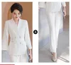 Женские брюки с двумя частями женски 2022 весенний модный наборы женский стройный офис профессиональный пиджак и брюки Ladies Formal Bants y233