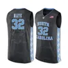 NCAA Carolina do Norte Tar Heels Basquete College 2 Cole Anthony Jersey 2022 Final Four 13 Cameron Johnson 2 Coby White 32 Luke Maye 2 Joel Berry II 44 Justin Jackson