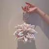 Avondtas 3D bloemkoppelingszakken vrouwen meisjes cirkelvormige strass kleine portemonnees en handtassen bruids bruidsfeestontwerper nieuwe 20220607