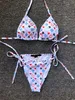 Zestaw bikini damskie Bur Seksowny przezroczysty kształt paska Stroje kąpielowe Projektanci Damski kostium kąpielowy Moda Odzież plażowa Odzież letnia Stroje kąpielowe damskie Biquini #10