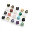 20mm Ball Reiki Healing Chakra Natural Stone Bead Palm Quartz Mineral Crystal Rumbled Gemstones 홈 장식 액세서리 선물