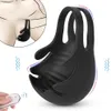 Vibrant Penis Massager Ring Sex Toys pour hommes Scrotum Bind Male Chastity C2536