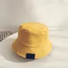 Żółta kapelusz lato miękki bawełniany chłopiec dziewczyna słoneczne kapelusze niemowlę maluch swobodny plażowy czapki dzieci dzieci panama cap fit 1-3y 220514