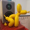 Balloon Dog Doggy Poo Statua Scultura animale in resina Decorazione domestica Artigianato Arredamento ufficio In piedi oro nero 220817