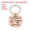 Baseball Team Surrounding Customized Keychain Meaningful Gifts to Boyfriend Brother Father Key Chain for Car Keys Bag Phone