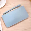 Ladies Zipper Purse Large Capacity PU Leather Wallet Female Long Slim Credit Card Holder Simple Clutch Bag Women Wallets