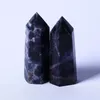 Dekorativa föremål Figurer Natural Crystal Healing Stones Tower Wands Purple Brecciate Points for GiftsDecorative