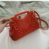 Borse in pelle per donna Borse a triangolo invertito Borsa a mano con manico Borsa a tracolla moda Borsa donna Borsa a catena spessa Lady Satchel 10 colori