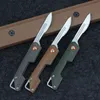 3 Stiller Karbon Çelik Katlanır Anahtar Bıçak EDC Taşınabilir Scalpel Mini Cep Knifes Yardımcı Kendini Savunma Survival EDC Aracı Su001