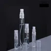 2 ml da 3 ml da 5 ml da 10 ml di plastica/vetro flacone per profumo spray ricaricabile vuoto piccolo perfumo campione fiale LX1096