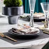Płyty naczyń el restauracja sala modelu chińska zachodnie zastawa stołowa Zestaw widelca łyżka kieliszka wina serwetka miękka dekoracja stolika