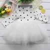 Vestidos para meninas roupas de menina Brancos Princesa Vestido de festa elegante 4-6 anos