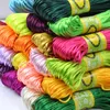 5Pcs 20m Chinese Knot Satin Nylon Braided Cord Thread Macrame Beading Rattail Cords