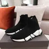 Homens Mulheres 2021 Meia Sapatos Tênis 2.0 Triplo Preto Vermelho Branco Bege Rosa Clearsole Moda Masculina Casual Tênis Jogging