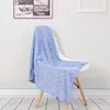 Battaniye Kundaklama Bebek Battaniyesi Süper Yumuşak Örme Doğan Arabası Yatak Uyku Örtüsü Yürümeye Başlayan Bebek Yatak Muslin Kundak Sarıcı 100 80 CM