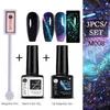 NXY Nail Gel Lichtgevende Kat Magnetische Polish Set met Magneet Stick Glitter Vernis Soak Off UV LED-lak 0328