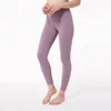 Solid Color Women Yoga Pants som formar hög midja Sport Gym Wear Leggings Elastic Fitness Lady övergripande full tights Träningsstorlek XS5084162