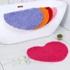 Dywany faux futra dywan sypialnia dekoracje mini miłość w kształcie serca puszyste dywaniki maty do drzwi poduszka bez poślizgu mata dna dziewcząt pokój Rugcarpets