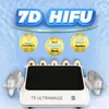 Ultra 7D HIFU ZAMANI Eski Himfu Yüz Kaldırma Kırışıklık Çıkarma 2 İçinde 1 Hifu Makinesi Yüksek Yoğunluklu Ultrason Cilt Sıkma Cihazı