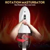 Nxy Sex Män Onani Sourcion Automatisk Teleskop Rotation Kopp Male Masturbator 10 * 10 Läge Silikon Vagina Real Pussy Adult Onani Sexleksaker 0412