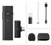 Microfono Lavalier wireless 2.4G Registrazione professionale Vlog Gioco in streaming live Voce raccolta omnidirezionale a 360 gradi AKWM