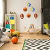 Rack de stockage de basketball de basket-ball mural Simple Ball Placements de placement fixe Home Fer Art Baller Basketball Rack Rre13626