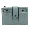 財布女性財布シンプルなレトロリベットショートコイン財布カードホルダーハンドバッグ女の子のためのハンドバッグ