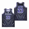 Film High School Basketball LeBron James Marble Jersey 23 St Vincent St Mary Irish Crown Brown Green Black Team Color All Szyty Hip Hop Oddychany