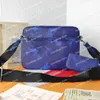 TIRO Designer hommes sacs de messager bandoulière sac à bandoulière sacs à bandoulière de luxe en cuir mode classique éclipse toile inversée