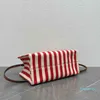 2022-leptive емкости Canvas Stripe Tote Sag Women Sidbag Supper Sacks Designer Dembags Messenders Crossbody Bead