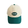 Dunk broderie hommes casquette de baseball Kpop hip-hop été chapeau Fluorescent vert coton femmes soleil Bqm075