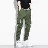 Men Casual Pants Pure Cotton Outdoor Tactical Military Jogging Street Hip-Hop Cargo Plus Size Loose for 220330